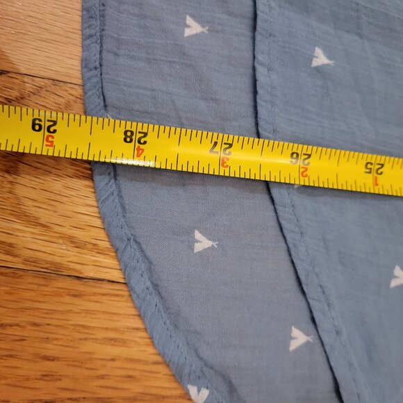 Eddie Bauer Womens Blue Teepee Button-Up Shirt L - Picture 6 of 6